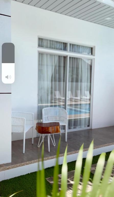 Balkón nebo terasa v ubytování Anlio Resort