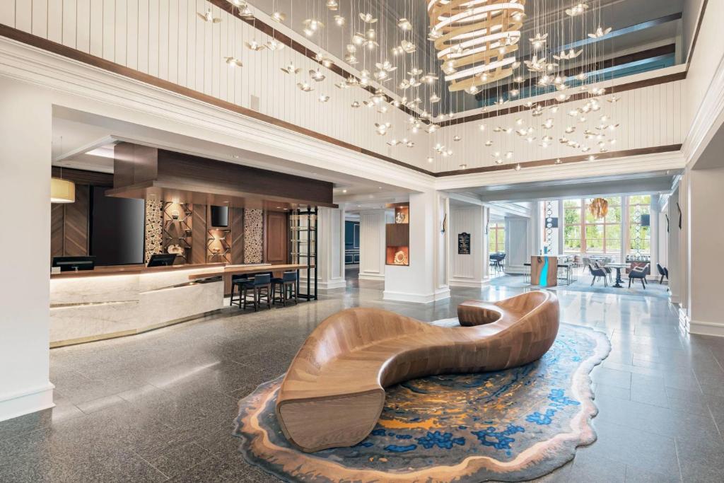 Posezení v ubytování JW Marriott The Rosseau Muskoka Resort & Spa
