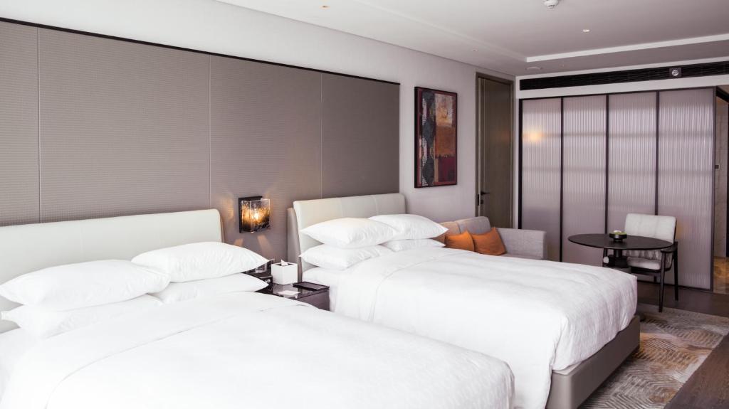Sheraton Xi'an South - Deluxe Twin Room Con Vista A La Ciudad
