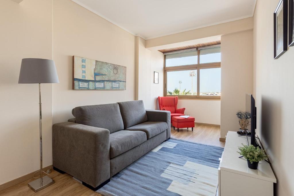 Posezení v ubytování ALTIDO Bright and modern flat in Alverca