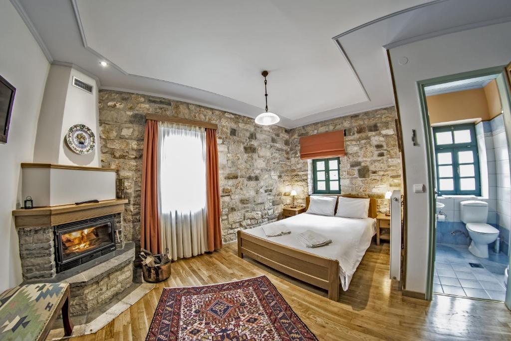 Postel nebo postele na pokoji v ubytování Gaia Guesthouse