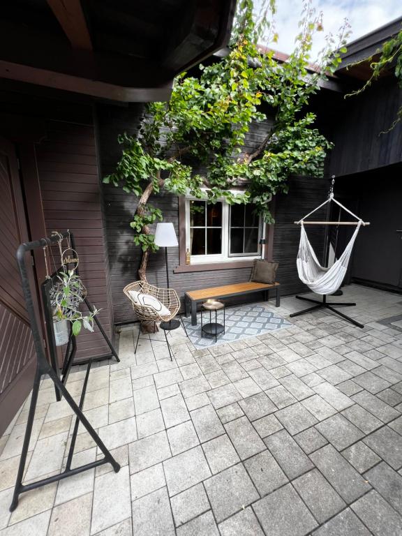 Patio nebo venkovní prostory v ubytování Tini House