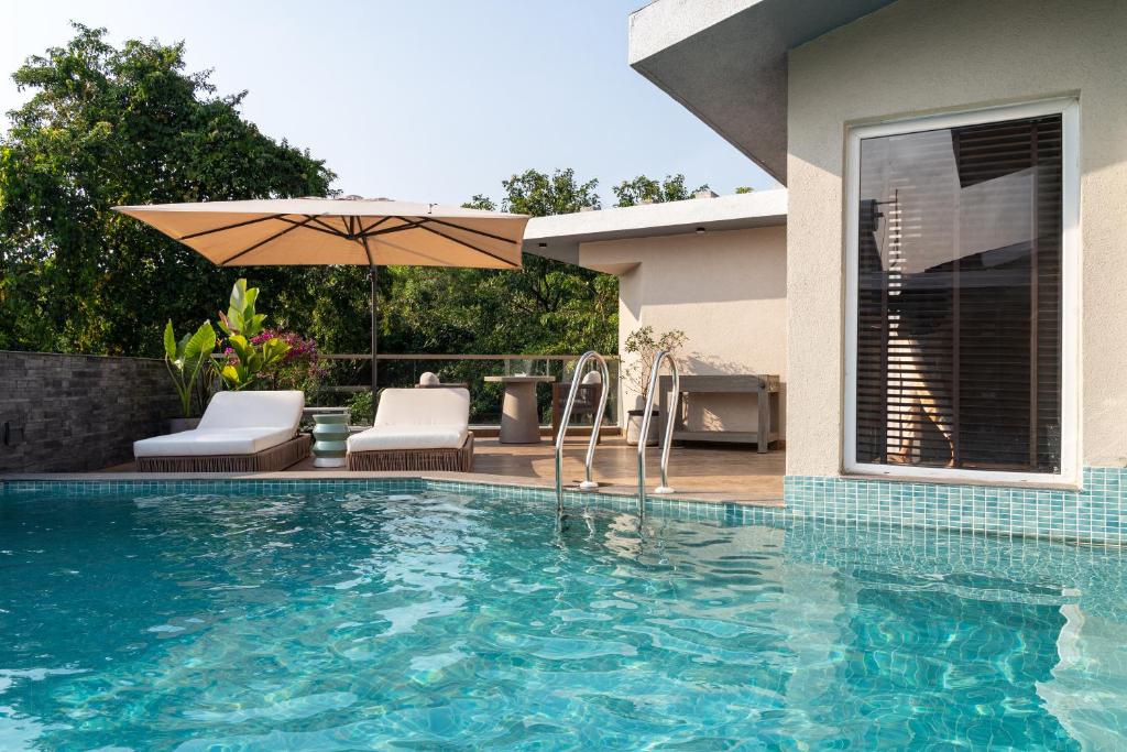 Rainforest Woods, Assagao, Goa - Luxury 4 BR Private Rooftop Pool - V5,  Assagao – opdaterede priser for 2023