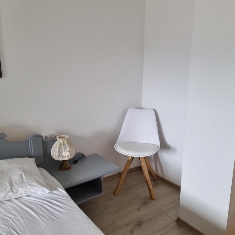 Postel nebo postele na pokoji v ubytování Mountain view apartments