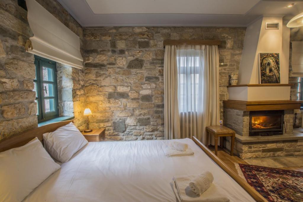 Postel nebo postele na pokoji v ubytování Gaia Guesthouse