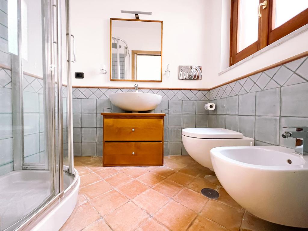 Koupelna v ubytování Residenza Ester