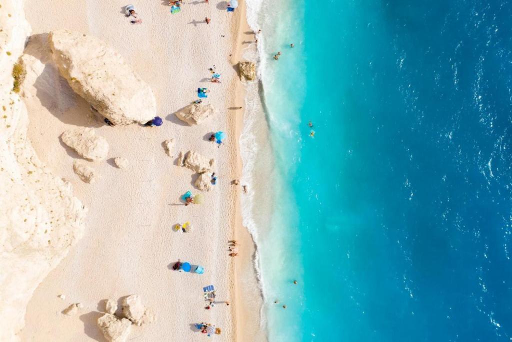 Plaża w willi lub w pobliżu