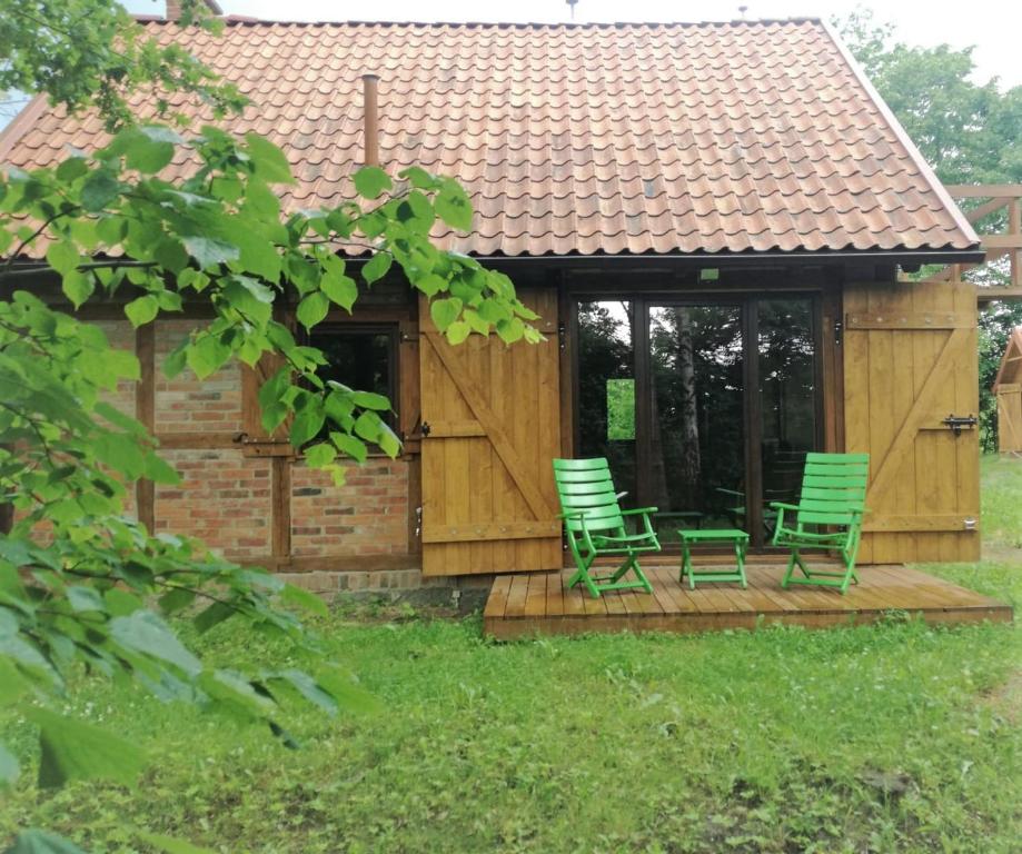 Vonkajšia záhrada v ubytovaní Cichy dom na Warmii i Mazurach