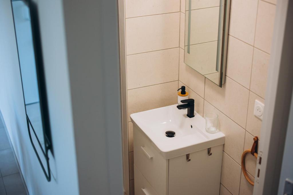 Koupelna v ubytování Bigouden Makers