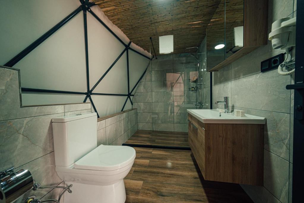 Koupelna v ubytování Dedeman Village Sapanca
