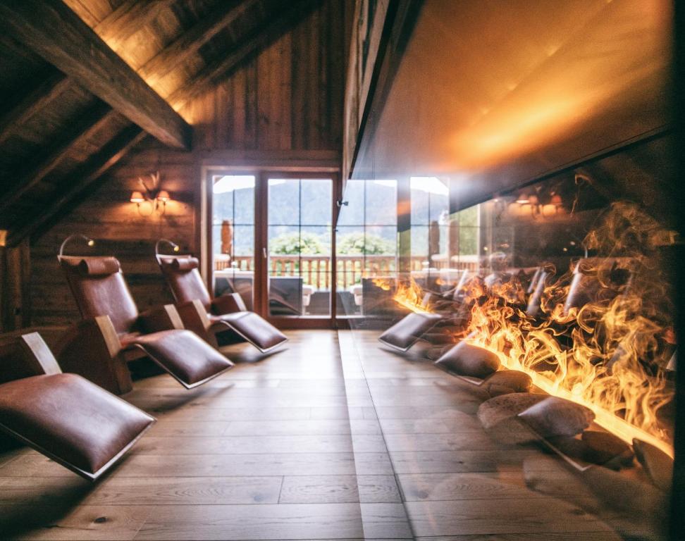 Posezení v ubytování Cocoon - Alpine Boutique Lodge