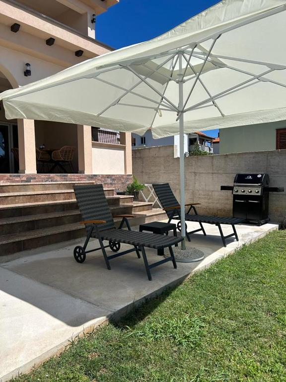 Patio nebo venkovní prostory v ubytování Bralic Residence