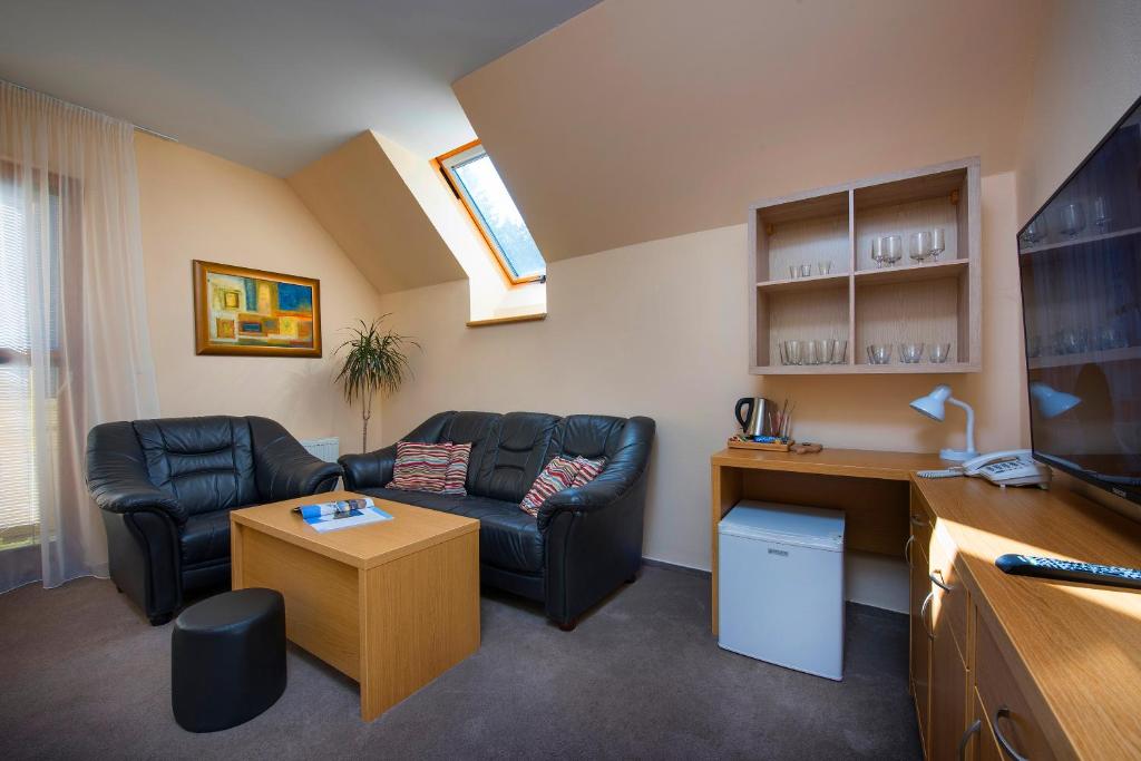 Posezení v ubytování Hotel Bystrina