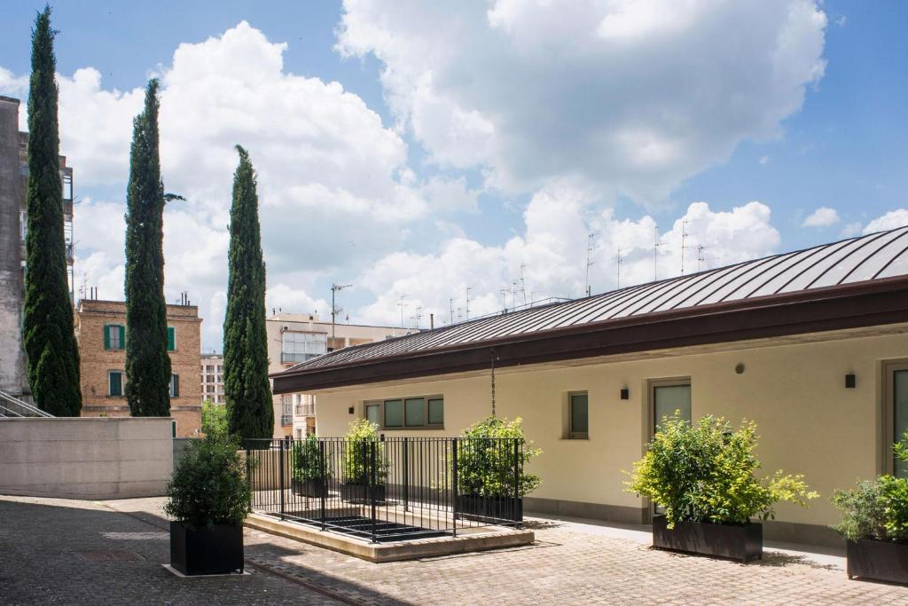 Zahrada ubytování Spazio Gagarin Residence