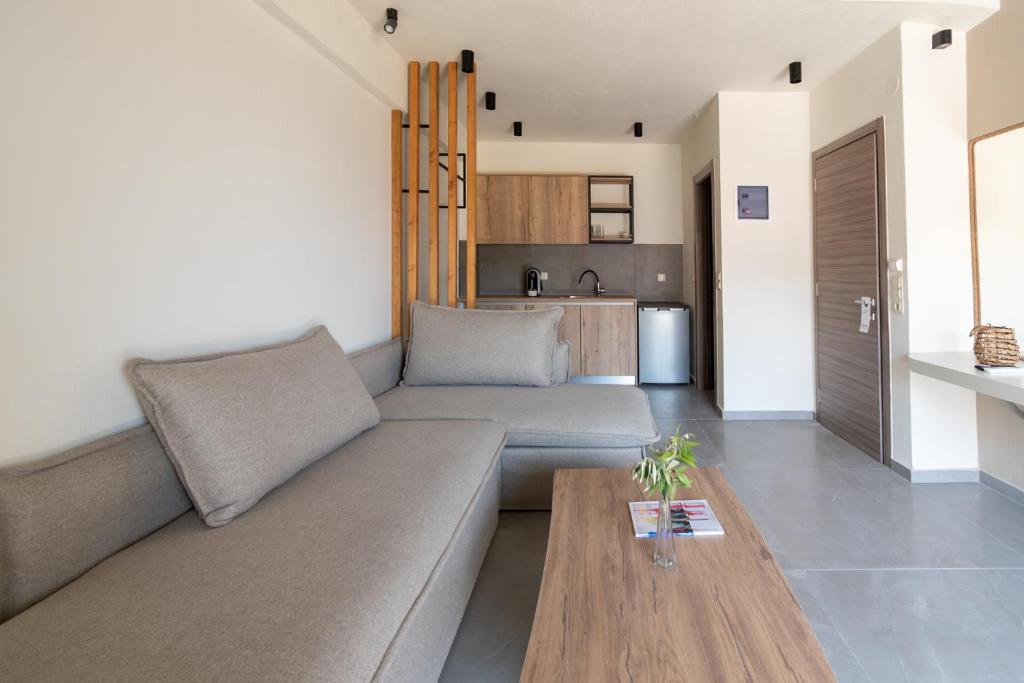 Posezení v ubytování La Boheme Suites