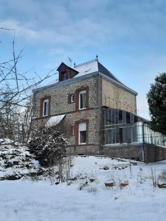 La Demeure d'Olympe v zimě