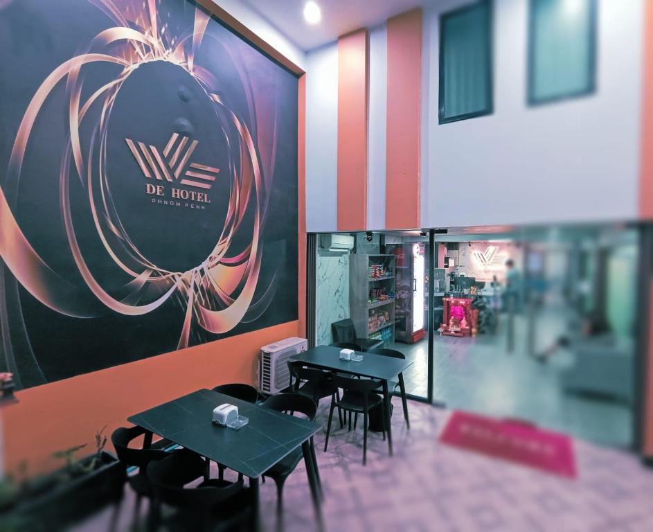 Restaurace v ubytování DE Hotel
