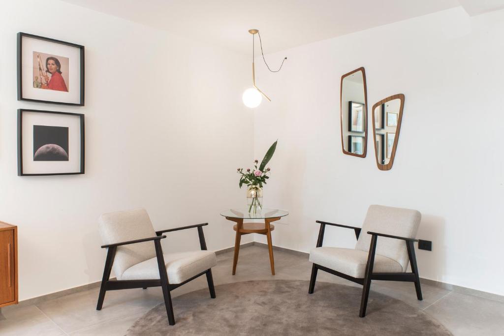 Posezení v ubytování Spazio Gagarin Residence