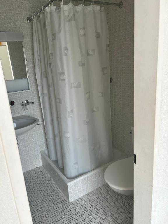 Koupelna v ubytování Rooms Haltenegg