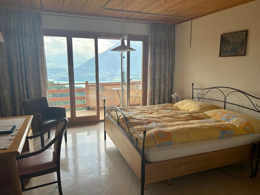 Postel nebo postele na pokoji v ubytování Rooms Haltenegg