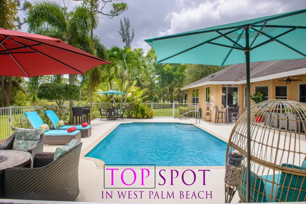 Lakeside Paradise Retreat Heated Pool Near Beach, West Palm Beach