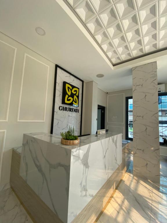 Vstupní hala nebo recepce v ubytování Ghurfati Hotel Wedana