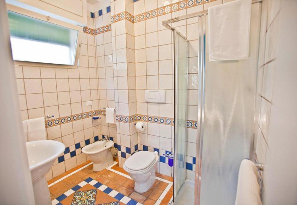 Koupelna v ubytování Casa di Sabel