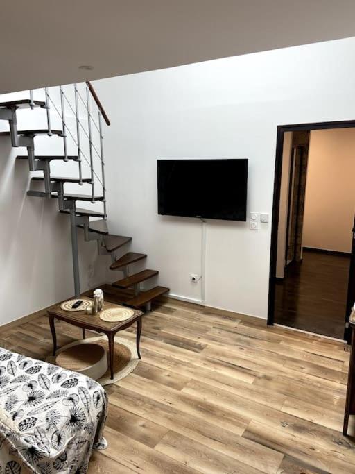 TV a/nebo společenská místnost v ubytování Appartement a 12 mn de Cauterets