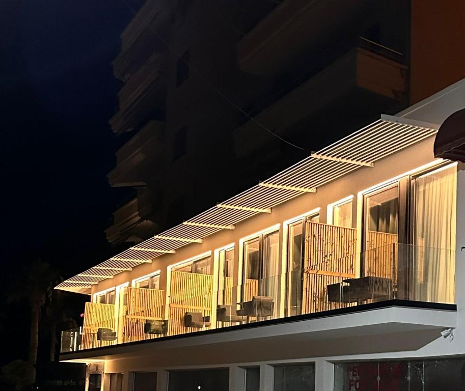 Balkón nebo terasa v ubytování Charm Hotel