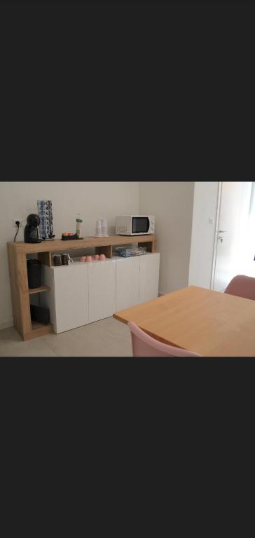 Kuchyň nebo kuchyňský kout v ubytování B&B Alice