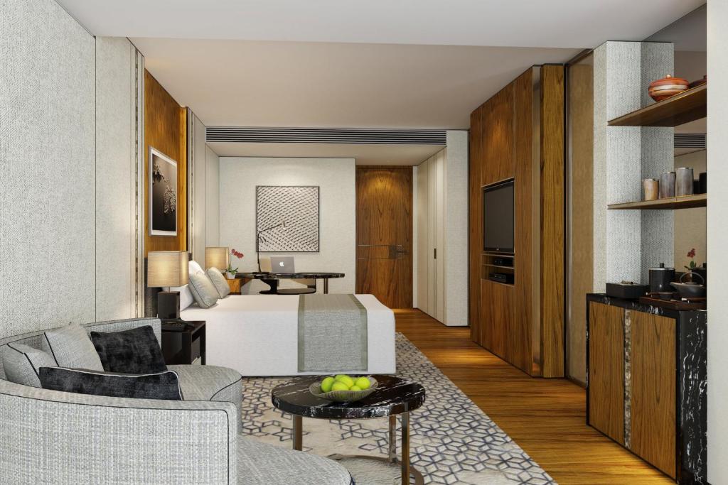 Kuchyň nebo kuchyňský kout v ubytování InterContinental Guangzhou Exhibition Center by IHG - Free shuttle between hotel and Exhibition Center during Canton Fair & Exhibitor registration Counter