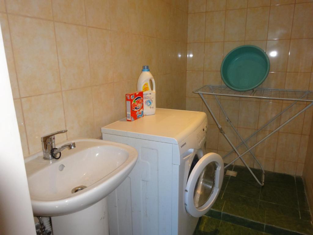Koupelna v ubytování Villa Gāles Hotel