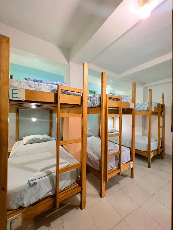Postel nebo postele na pokoji v ubytování Hostel Samara