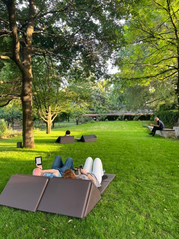 Zahrada ubytování Les Cols Pavellons