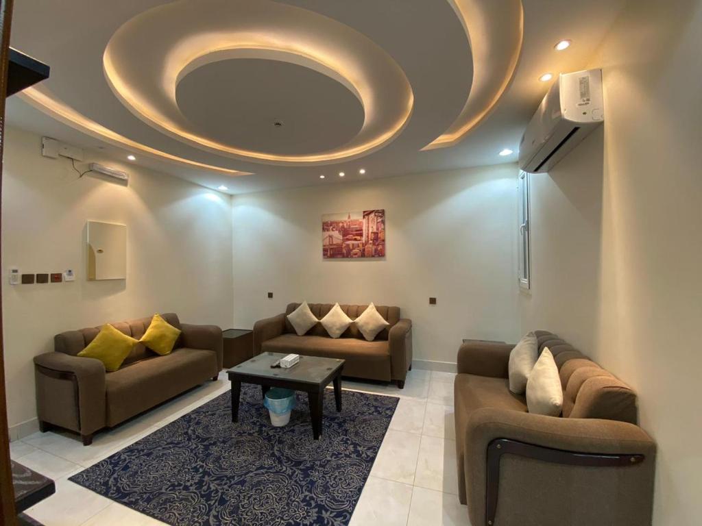 Posezení v ubytování Alwan apartment hotel