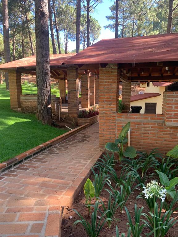 Zahrada ubytování Cabañas Las Morenas Mazamitla