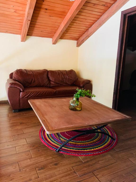 Posezení v ubytování Cabañas Las Morenas Mazamitla