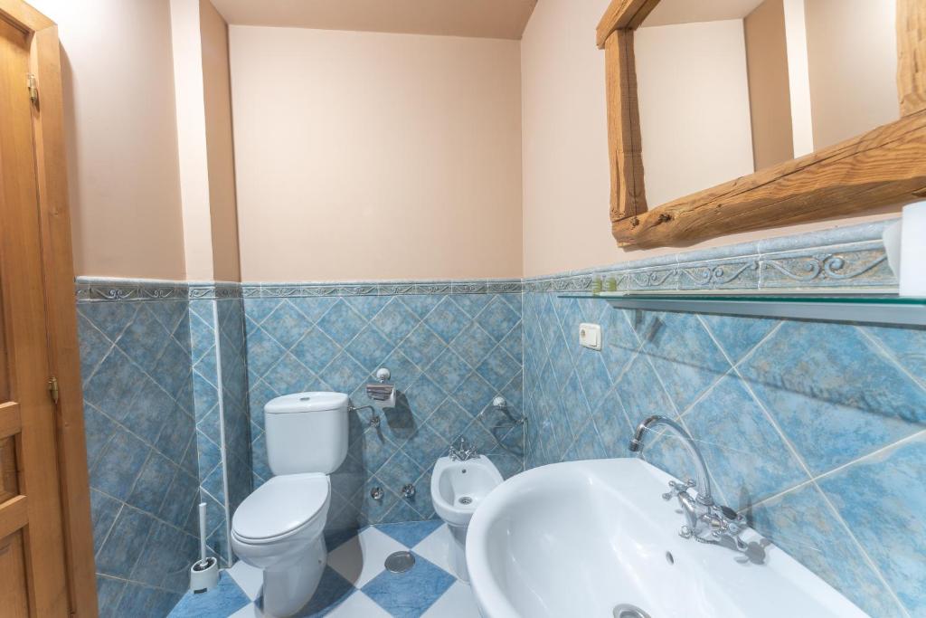Koupelna v ubytování Hotel Rincón Castellano