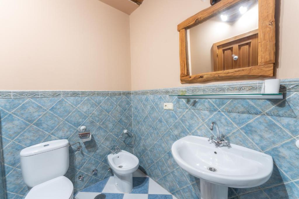 Koupelna v ubytování Hotel Rincón Castellano