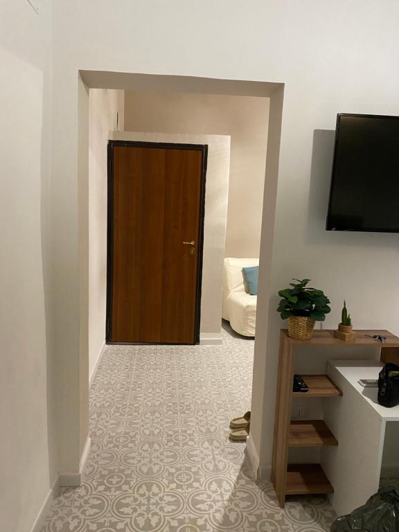 TV a/nebo společenská místnost v ubytování Casa la cava
