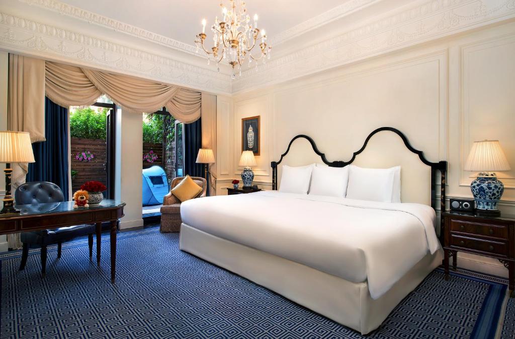 Postel nebo postele na pokoji v ubytování The Ritz-Carlton, Tianjin