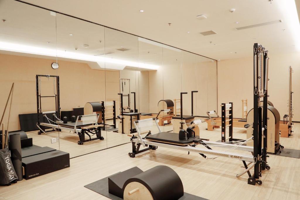 Fitness centrum a/nebo fitness zařízení v ubytování Hyatt Regency Shenzhen Yantian