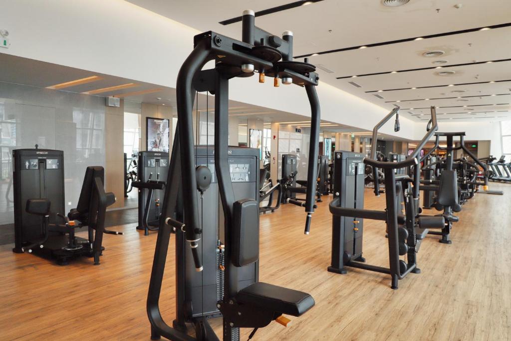 Fitness centrum a/nebo fitness zařízení v ubytování Hyatt Regency Shenzhen Yantian