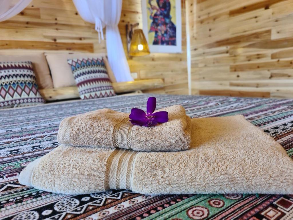 Postel nebo postele na pokoji v ubytování D&D Eco Sapa