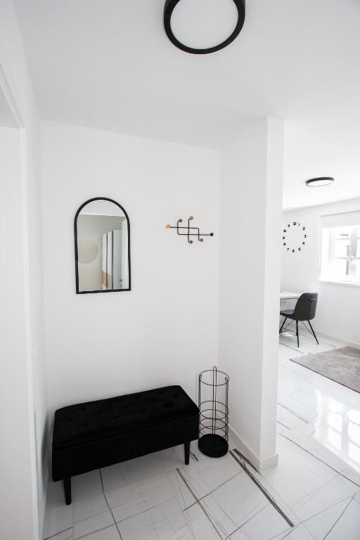 Postel nebo postele na pokoji v ubytování Apartmani Kac