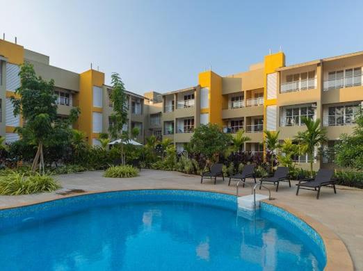 Bazén v ubytování Hotel Reemz Beach Heaven , Anjuna nebo v jeho okolí