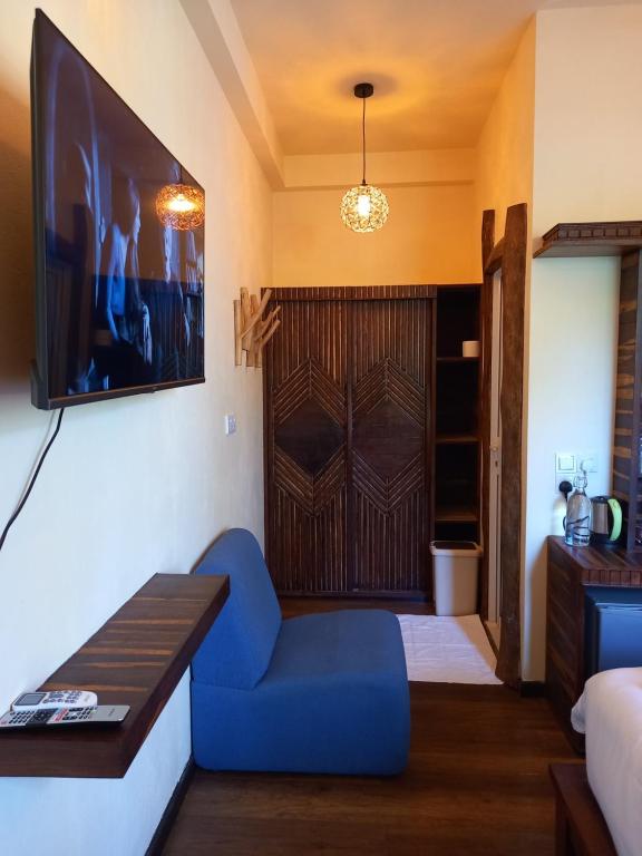 TV a/nebo společenská místnost v ubytování The Corbin Guest House