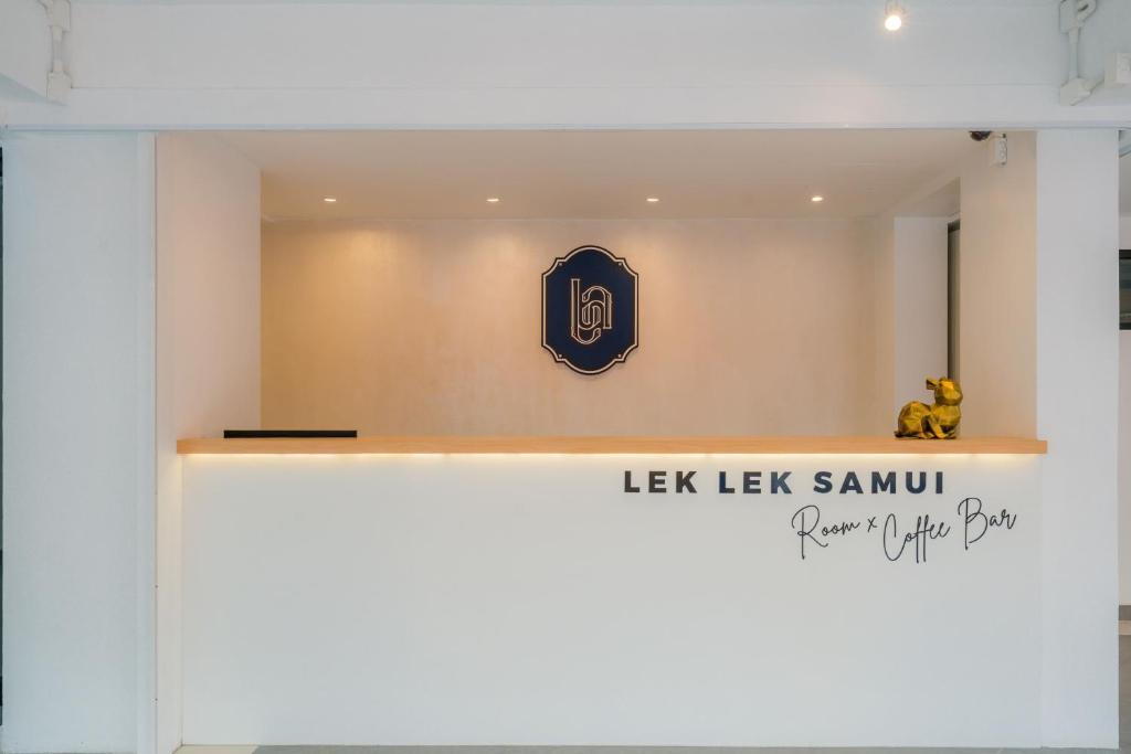 Certifikát, hodnocení, plakát nebo jiný dokument vystavený v ubytování Lek Lek Samui Room X Coffee Bar