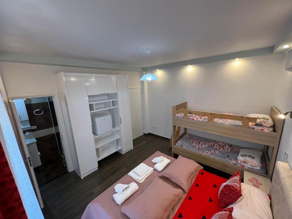 Postel nebo postele na pokoji v ubytování Adriatik Guesthouse