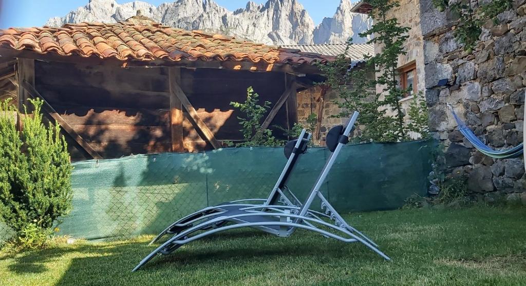 Zahrada ubytování La Balconada de Valdeón